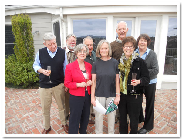 Richard, Ernie, Peggy, Mike, Kathy Barrie, Marti, and Jan